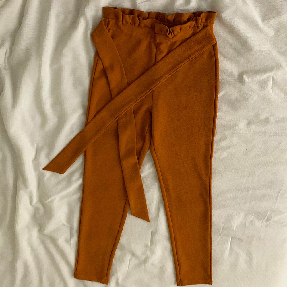 Paper bag waist skinny pants from SHEIN - NEVER WORN